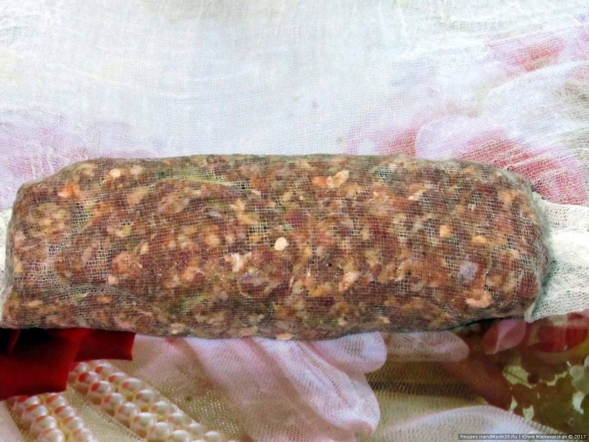 Ливерная колбаса в домашних