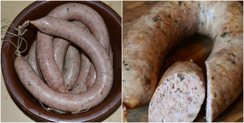 Домашняя печеночная колбаса