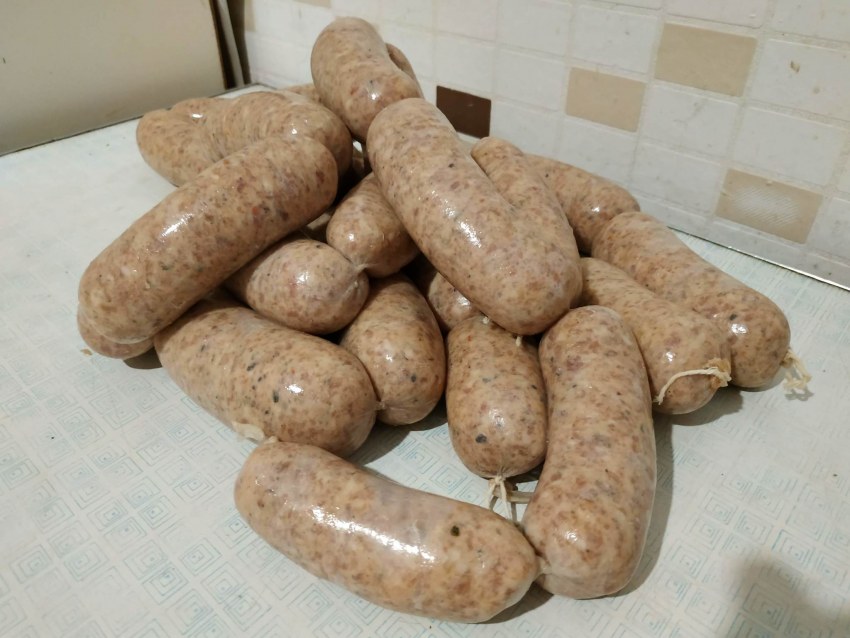 Домашняя печеночная колбаса