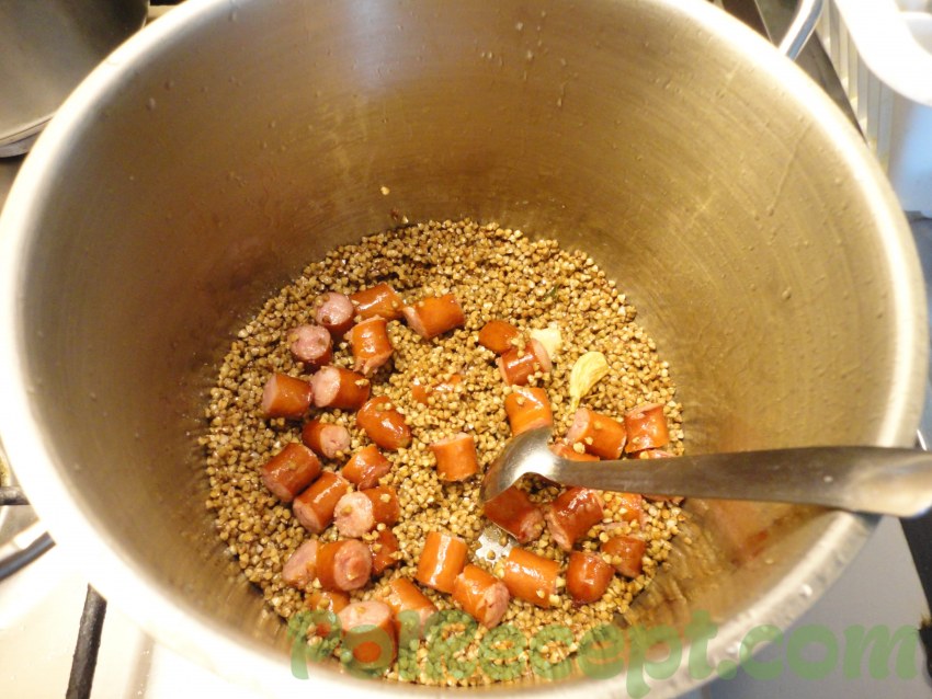 Гречка обжаренная с яйцом