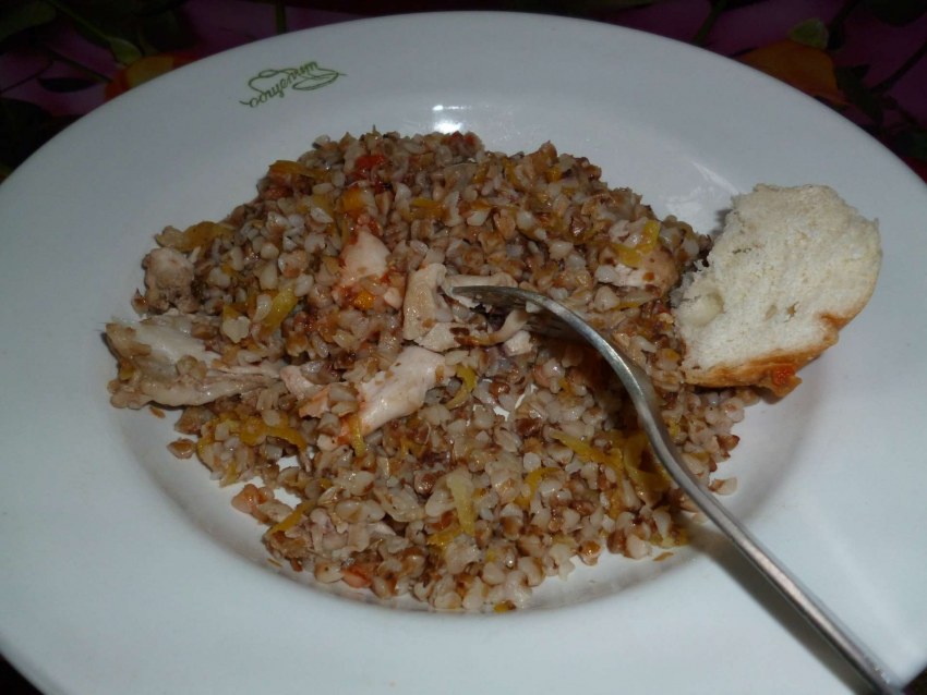 Гречка с грибами как в Теремке