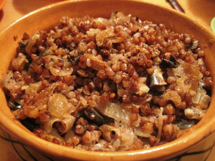 Гречка с овощами