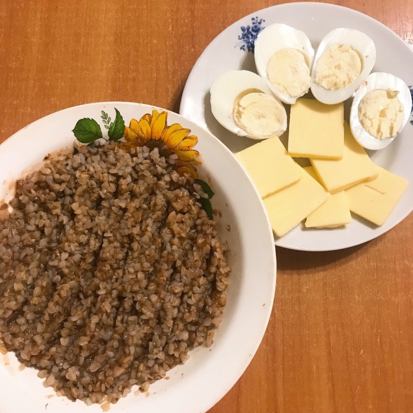 Каша с яйцом