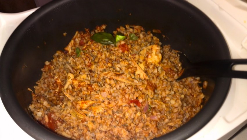 Пшеничная каша с яйцом