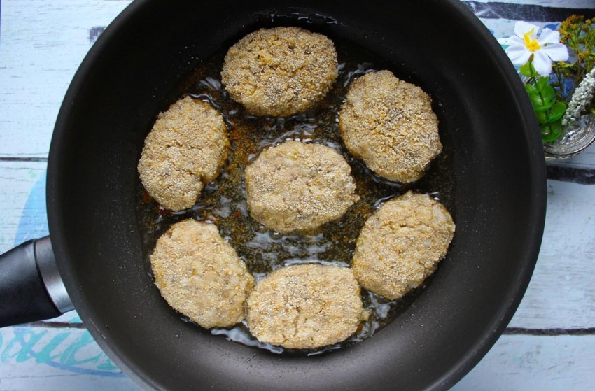 Гречка с яйцом и сыром