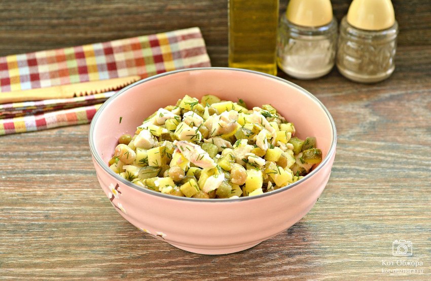 Салат Оливье и столичный