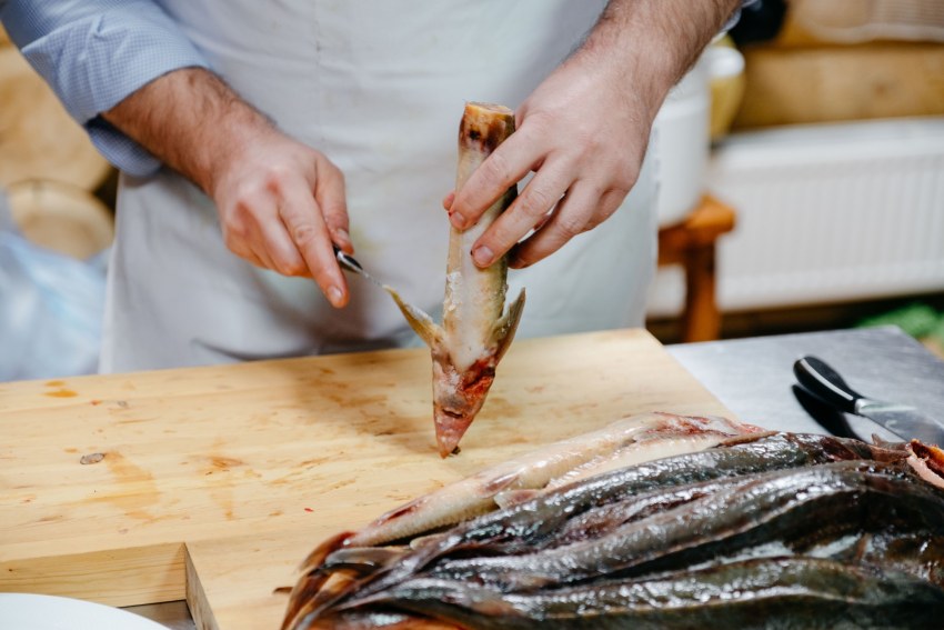 Рыба скумбрия запеченная