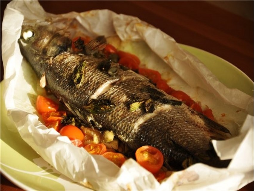 Гарнир к рыбе ресторан