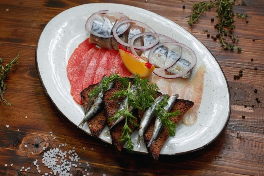 Филе рыбы фаршированное шпинатом