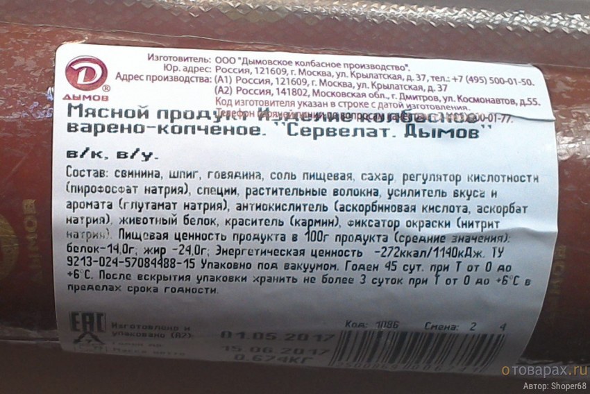 Свинина с нитритной солью