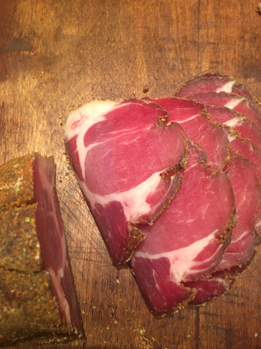 Вяленое мясо Коппа