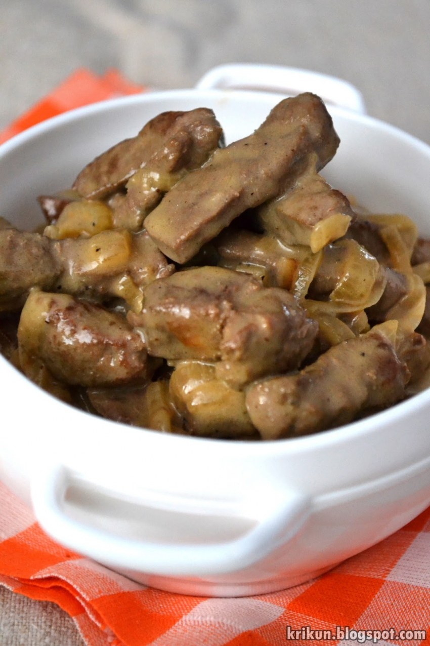 Обжаренная печень