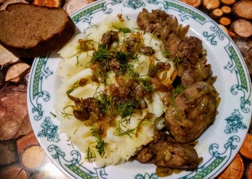 Куриная печень блюда