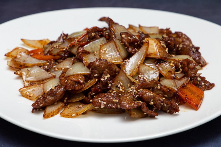 Печенка говяжья блюдо