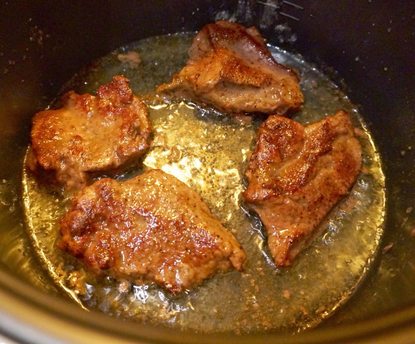 Печень жареная