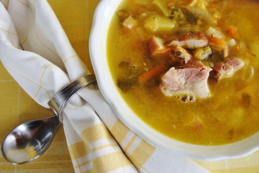 Суп с беконом