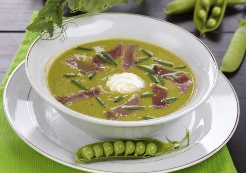 Суп из чечевицы с беконом