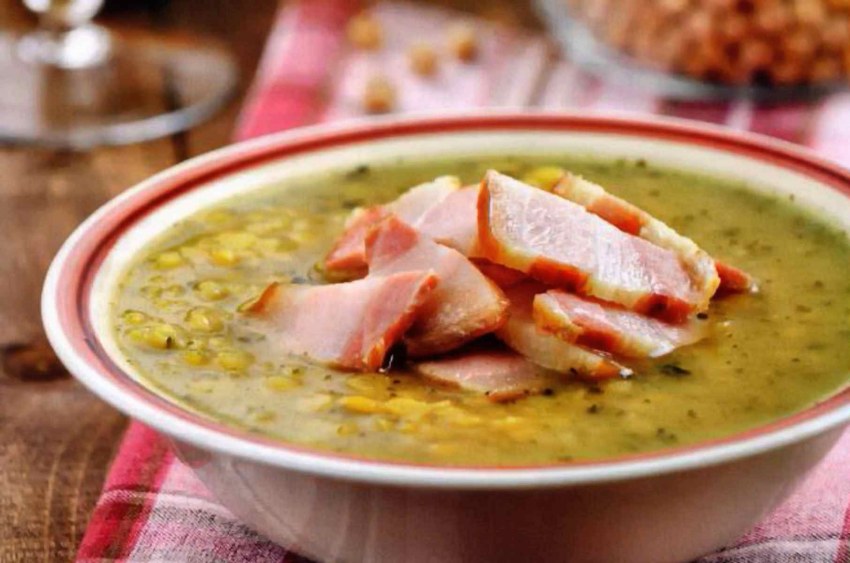 Картофельный суп с беконом