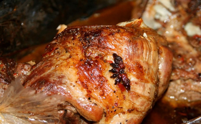 Баранья нога запеченная в тандыре