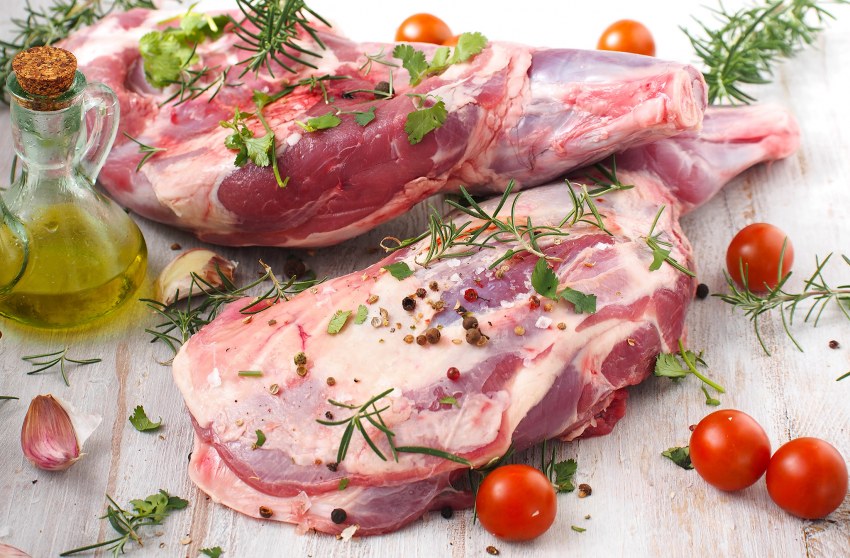 Баранья ножка в маринаде