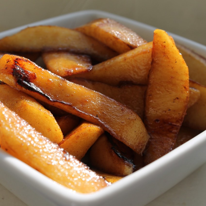 Жареные яблоки по французски