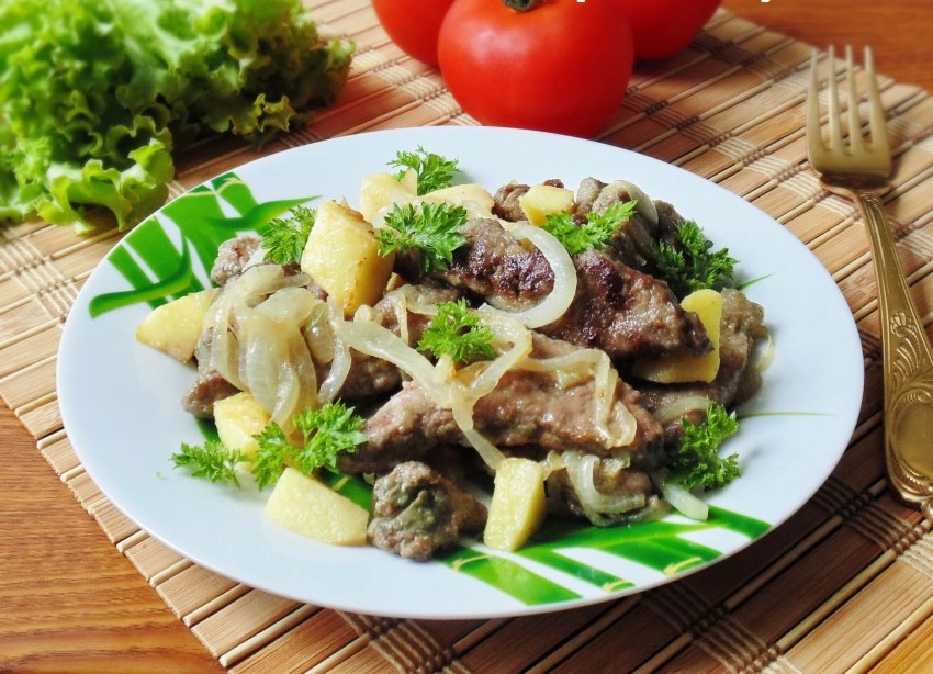 Гарнир к печени говяжьей