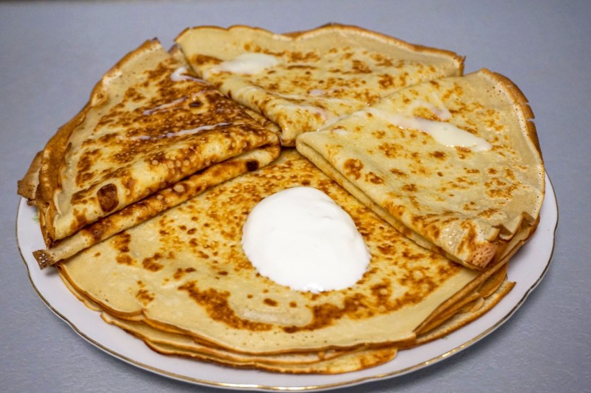 Блины с вареньем