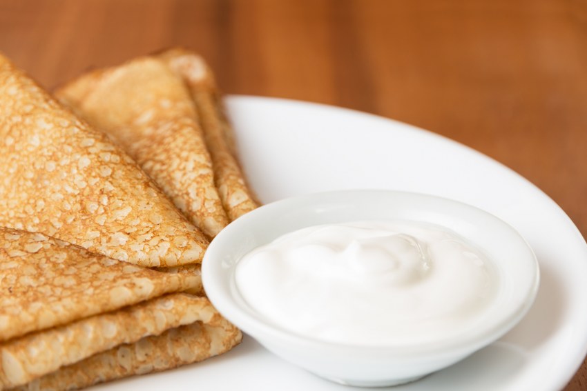 Торт медовик блинный