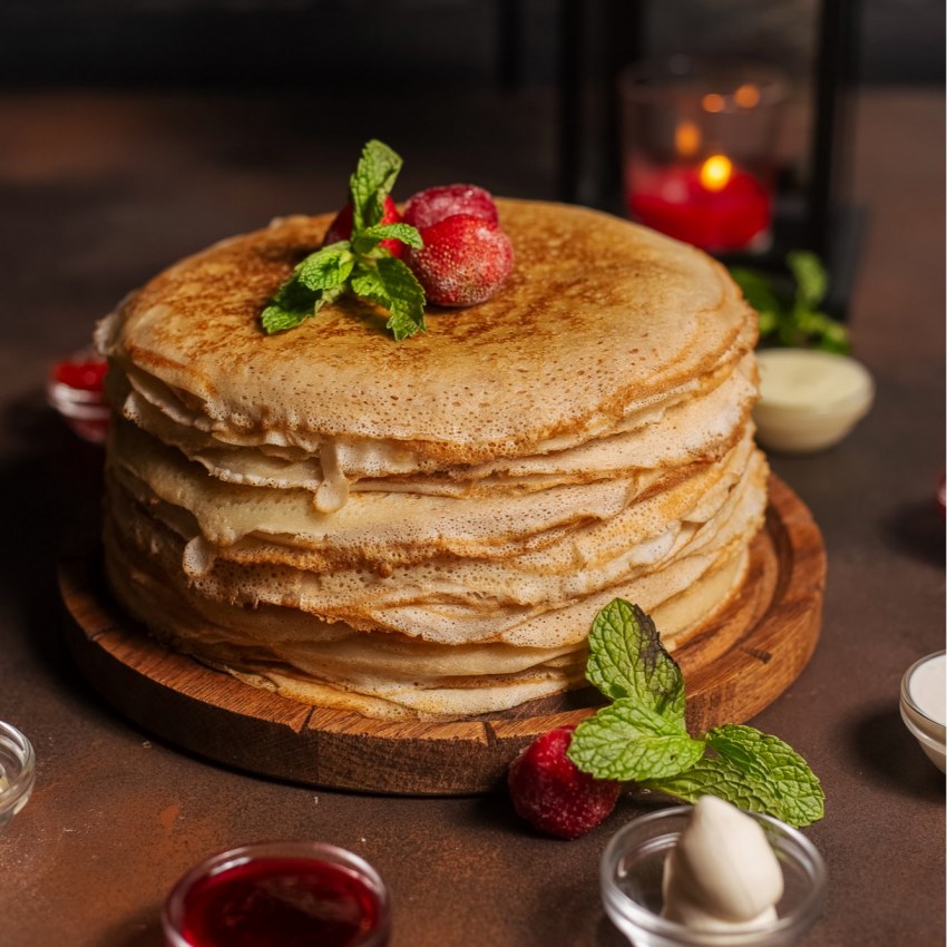 Блинчики со сгущенкой