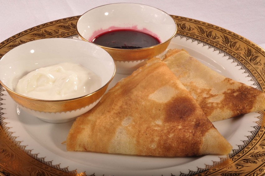 Блинчики со сгущенкой