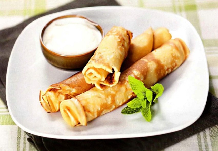 Панкейки сверху