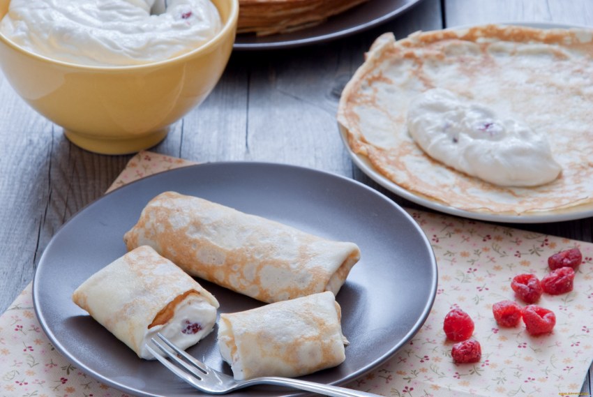 Блины на кефире