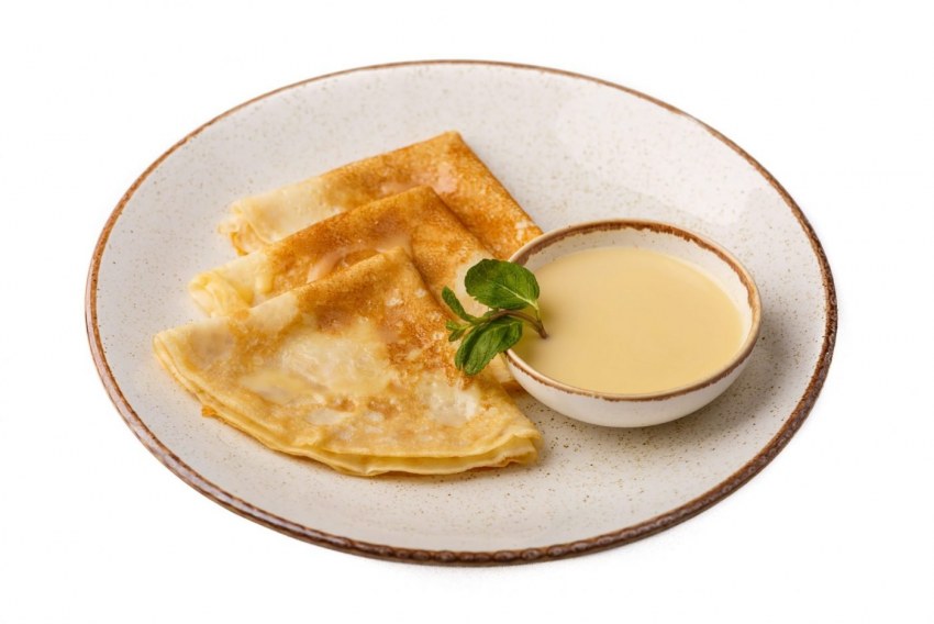 Удмуртские блины с кашей