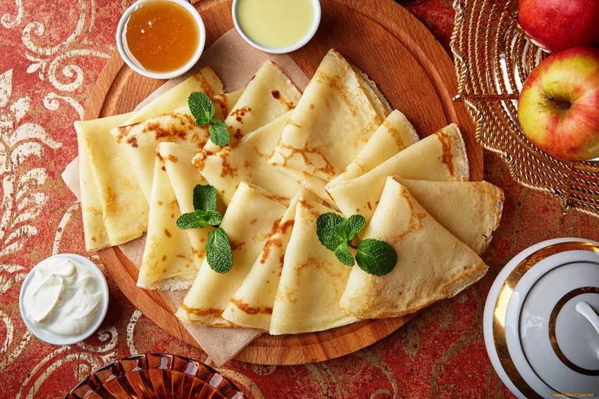 Заварные блинчики вологодские кружева