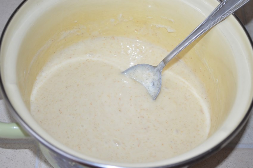 Пирог из жидкого теста