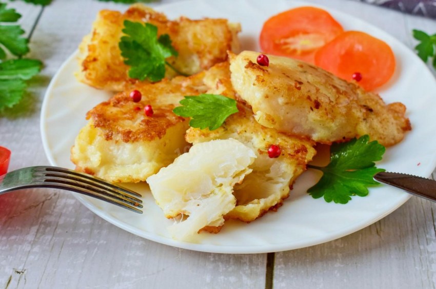 Прозрачное тесто во фритюре