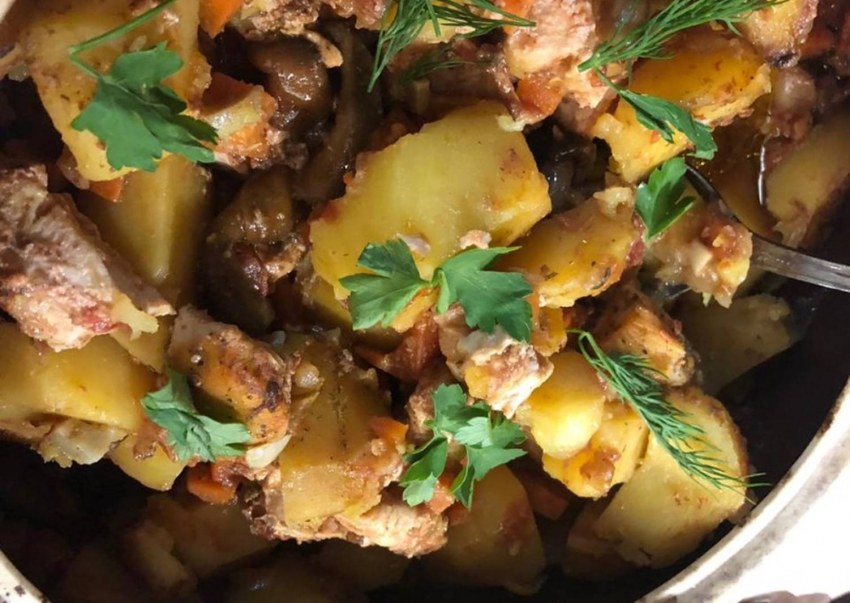 Свинина с картошкой