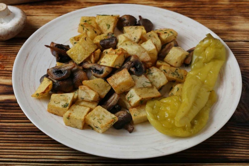 Картошка с мясом в духовке