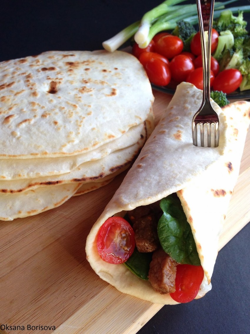 Блюда в лепешке