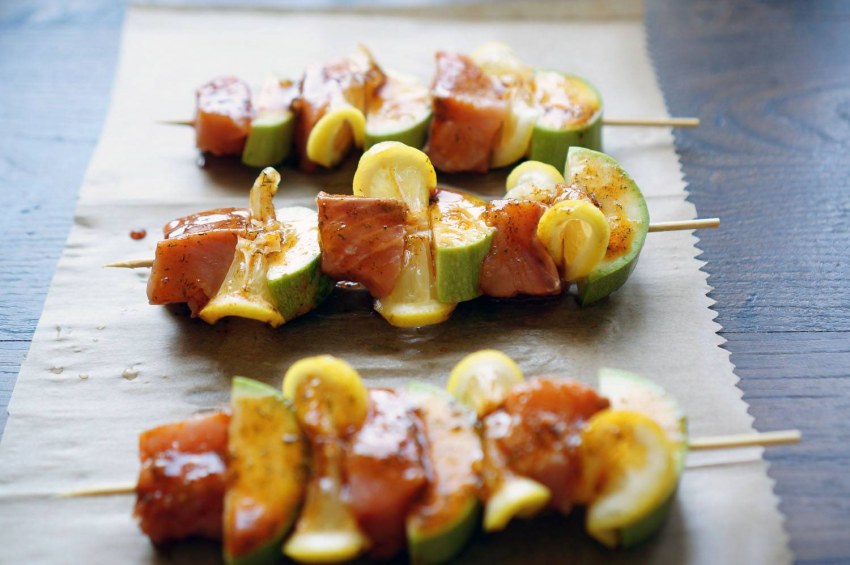 Шашлычки на шпажках для фуршета