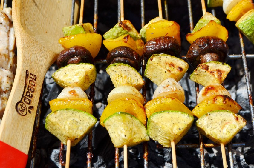 Овощи на мангале