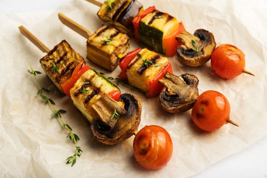 Овощной шашлык