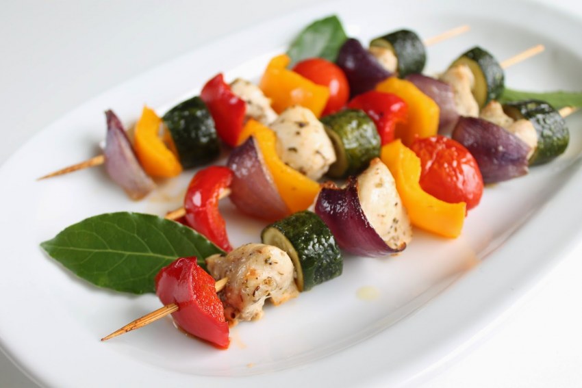 Овощной шашлык