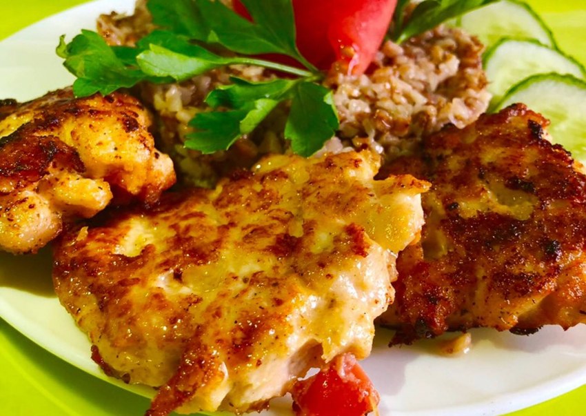 Рубленая индейки котлета