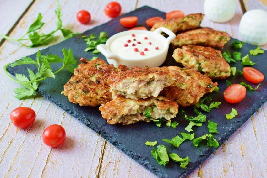 Рубленые куриные котлетки из индейки
