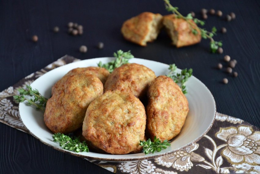 Биточки,котлеты из индейки.