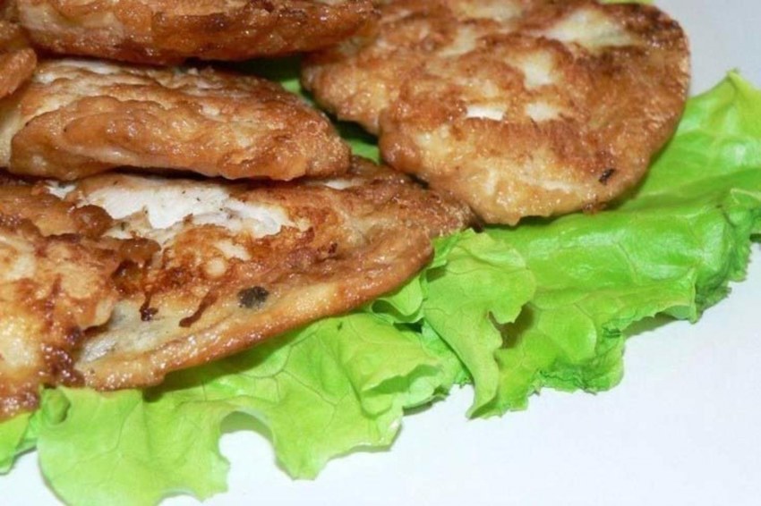 Котлеты из индейки в разрезе