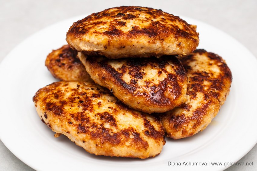 Рубленные котлеты из филе индейки
