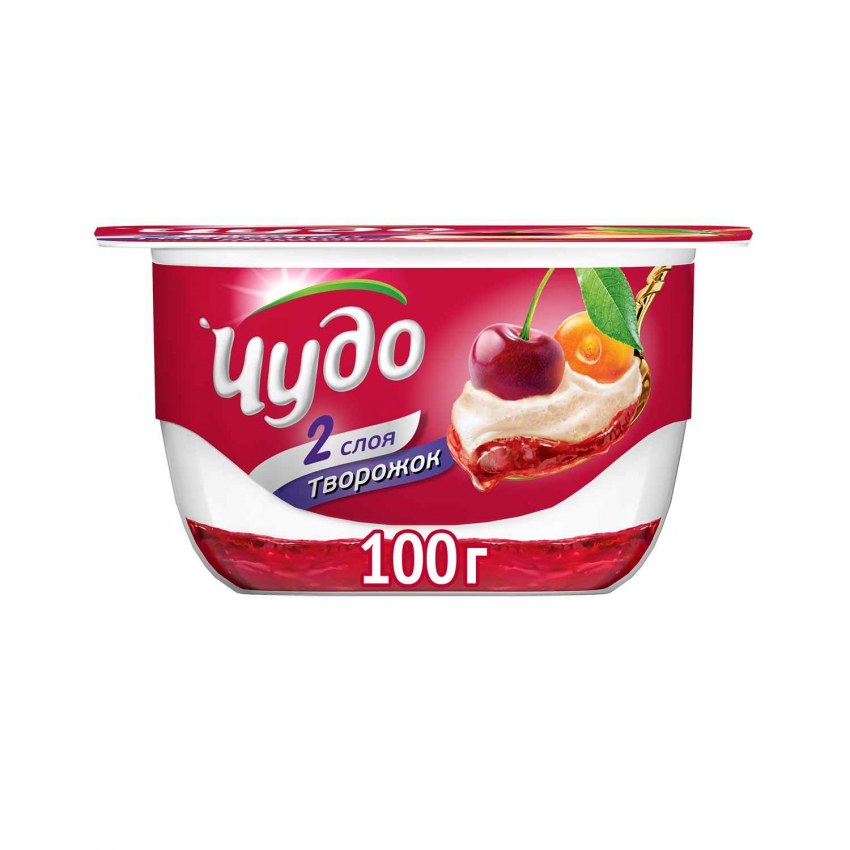 Чудо творожок вишня