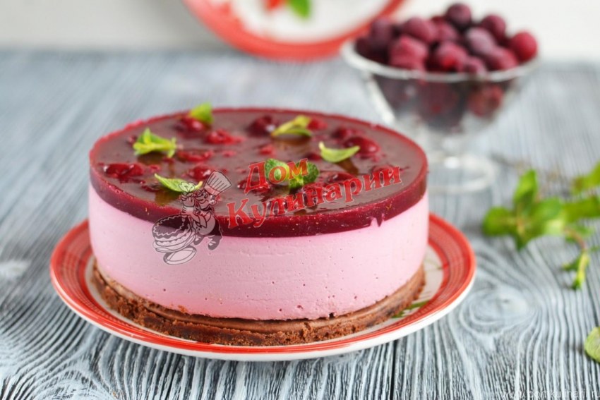 Торт вишневый чизкейк